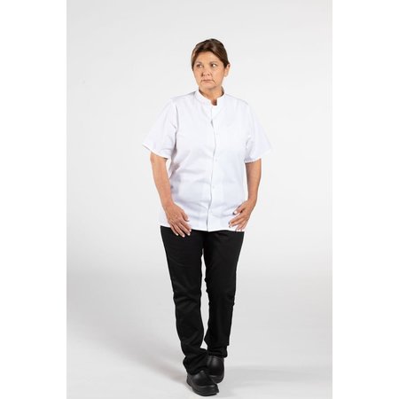 UNCOMMON THREADS Mandarin Collar Shirt White XL 0921-2505